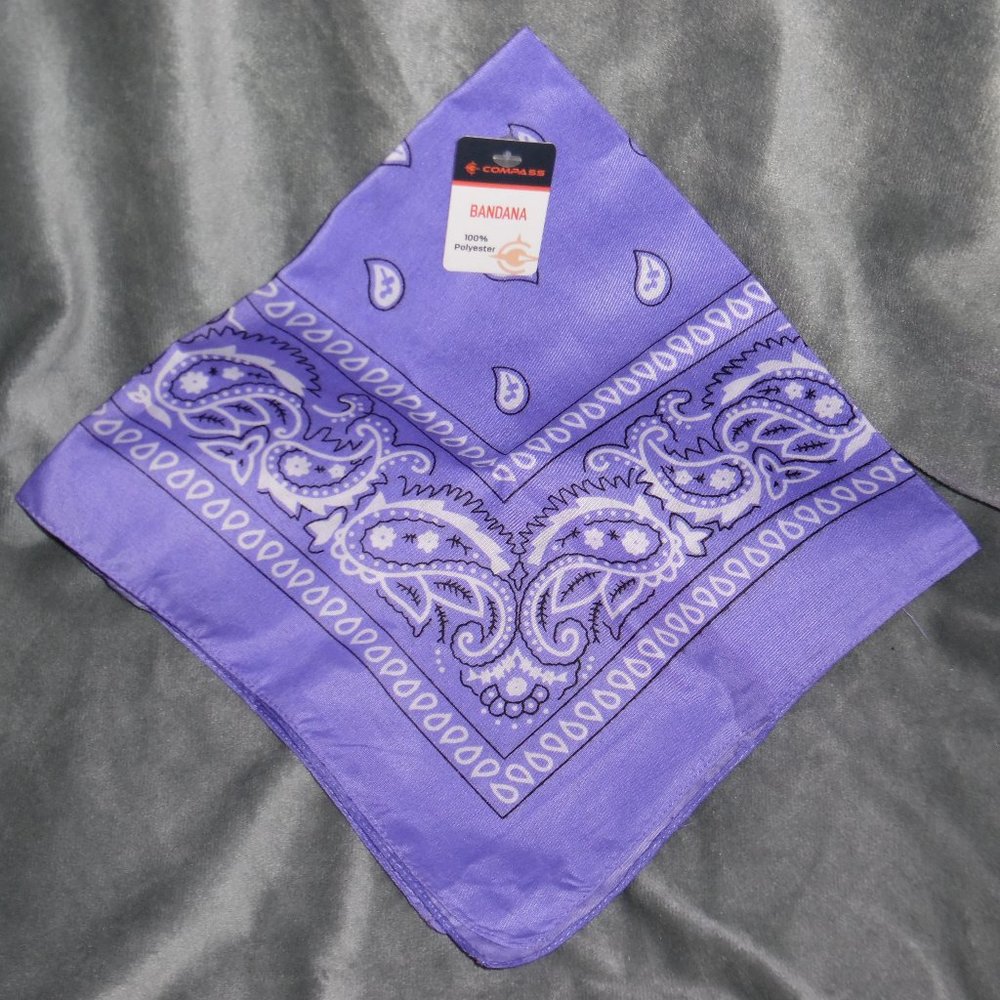 Purple Bandana